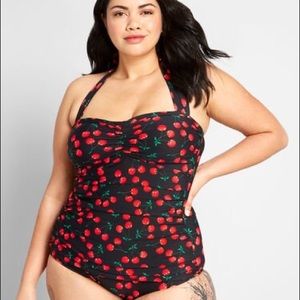 Esther Williams ModCloth cherry pinup swim suit